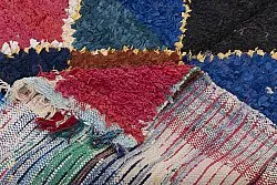 Marokkolainen Kilim matto Boucherouite 250 x 120 cm
