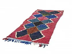 Marokkolainen Kilim matto Boucherouite 250 x 120 cm