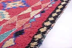 Marokkolainen Kilim matto Boucherouite 365 x 145 cm