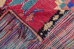Marokkolainen Kilim matto Boucherouite 365 x 145 cm