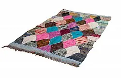 Marokkolainen Kilim matto Boucherouite 125 x 225 cm