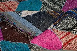 Marokkolainen Kilim matto Boucherouite 125 x 225 cm