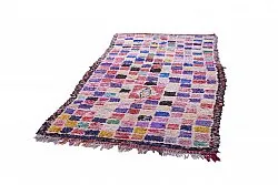 Marokkolainen Kilim matto Boucherouite 280 x 160 cm