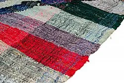 Marokkolainen Kilim matto Boucherouite 125 x 210 cm