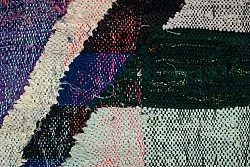 Marokkolainen Kilim matto Boucherouite 125 x 210 cm