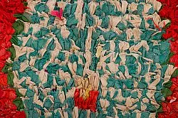 Marokkolainen Kilim matto Boucherouite 290 x 150 cm