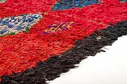 Marokkolainen Kilim matto Boucherouite 290 x 150 cm