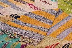 Marokkolainen Kilim matto Boucherouite 140 x 250 cm