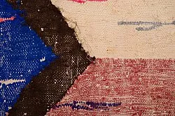 Marokkolainen Kilim matto Boucherouite 125 x 240 cm