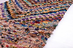 Marokkolainen Kilim matto Boucherouite 275 x 140 cm