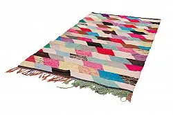 Marokkolainen Kilim matto Boucherouite 155 x 280 cm