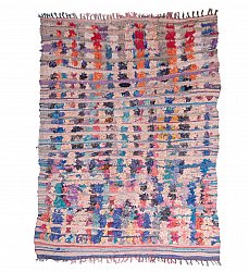 Marokkolainen Kilim matto Boucherouite 230 x 165 cm