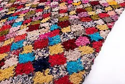 Marokkolainen Kilim matto Boucherouite 300 x 135 cm