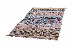 Marokkolainen Kilim matto Boucherouite 205 x 130 cm