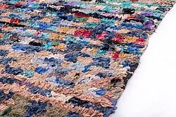 Marokkolainen Kilim matto Boucherouite 205 x 130 cm