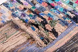 Marokkolainen Kilim matto Boucherouite 205 x 130 cm