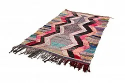 Marokkolainen Kilim matto Boucherouite 150 x 260 cm
