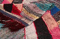 Marokkolainen Kilim matto Boucherouite 150 x 260 cm