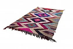 Marokkolainen Kilim matto Boucherouite 165 x 270 cm