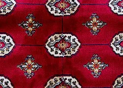 Wilton-matto - Kashmir Boccara (punainen)