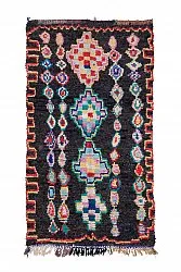 Marokkolainen Kilim matto Boucherouite 265 x 145 cm