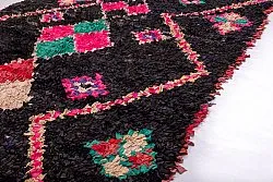 Marokkolainen Kilim matto Boucherouite 405 x 130 cm