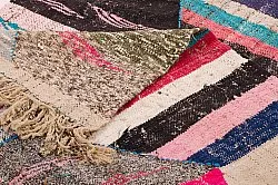 Marokkolainen Kilim matto Boucherouite 125 x 260 cm