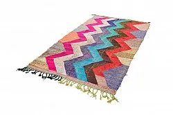Marokkolainen Kilim matto Boucherouite 135 x 265 cm