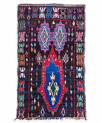 Marokkolainen Kilim matto Boucherouite 220 x 130 cm