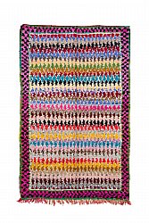 Marokkolainen Kilim matto Boucherouite 250 x 160 cm