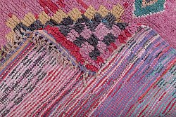Marokkolainen Kilim matto Boucherouite 280 x 135 cm