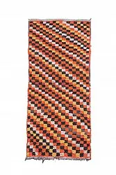 Marokkolainen Kilim matto Boucherouite 240 x 110 cm