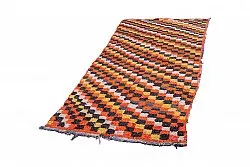 Marokkolainen Kilim matto Boucherouite 240 x 110 cm