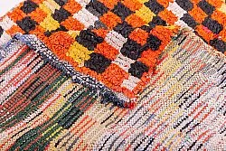 Marokkolainen Kilim matto Boucherouite 240 x 110 cm