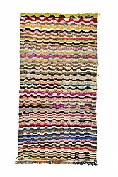 Marokkolainen Kilim matto Boucherouite 150 x 305 cm