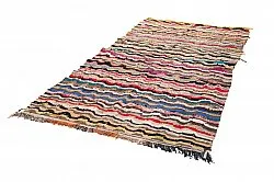 Marokkolainen Kilim matto Boucherouite 150 x 305 cm