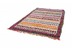 Marokkolainen Kilim matto Boucherouite 250 x 160 cm