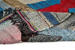 Marokkolainen Kilim matto Boucherouite 140 x 255 cm