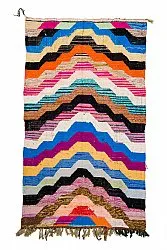 Marokkolainen Kilim matto Boucherouite 150 x 255 cm