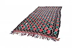 Marokkolainen Kilim matto Boucherouite 395 x 180 cm