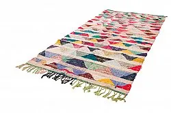 Marokkolainen Kilim matto Boucherouite 145 x 330 cm