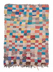 Marokkolainen Kilim matto Boucherouite 170 x 120 cm