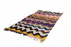 Marokkolainen Kilim matto Boucherouite 125 x 245 cm