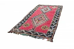 Marokkolainen Kilim matto Boucherouite 275 x 130 cm