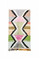 Marokkolainen Kilim matto Boucherouite 145 x 255 cm
