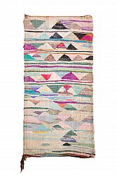 Marokkolainen Kilim matto Boucherouite 185 x 110 cm