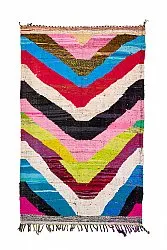 Marokkolainen Kilim matto Boucherouite 150 x 235 cm