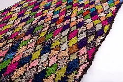 Marokkolainen Kilim matto Boucherouite 245 x 115 cm