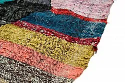 Marokkolainen Kilim matto Boucherouite 135 x 230 cm