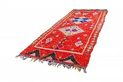 Marokkolainen Kilim matto Boucherouite 340 x 155 cm